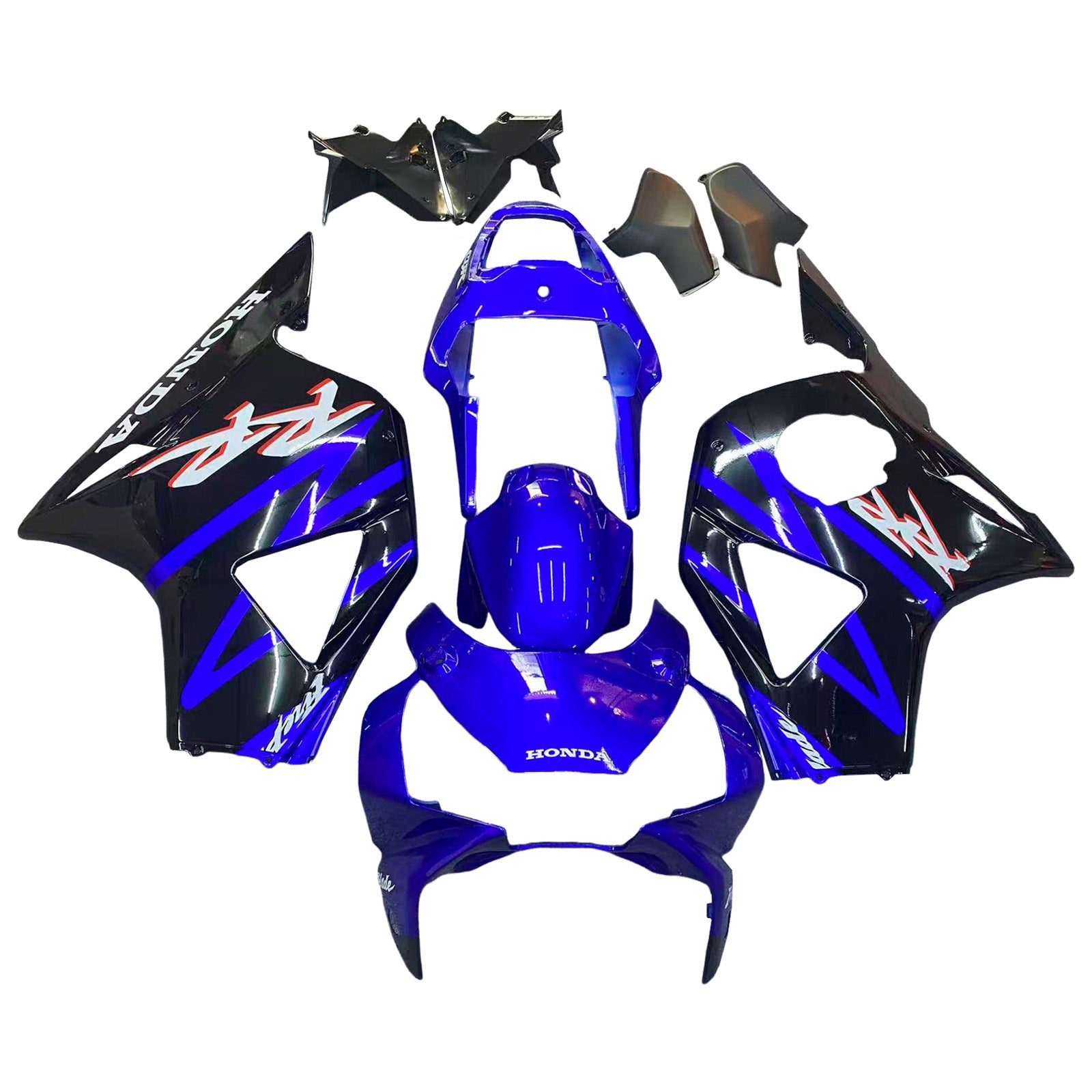 Amotopart 2002-2003 Honda CBR954 Blue Black Fairing Kit