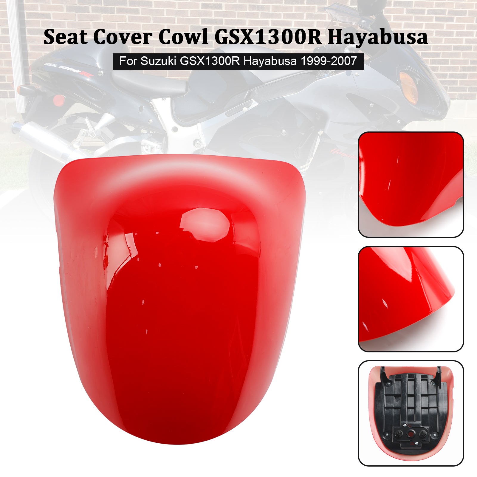 99-07 Suzuki GSX1300R GSX-R1300 Hayabusa Cubierta de carenado del asiento trasero