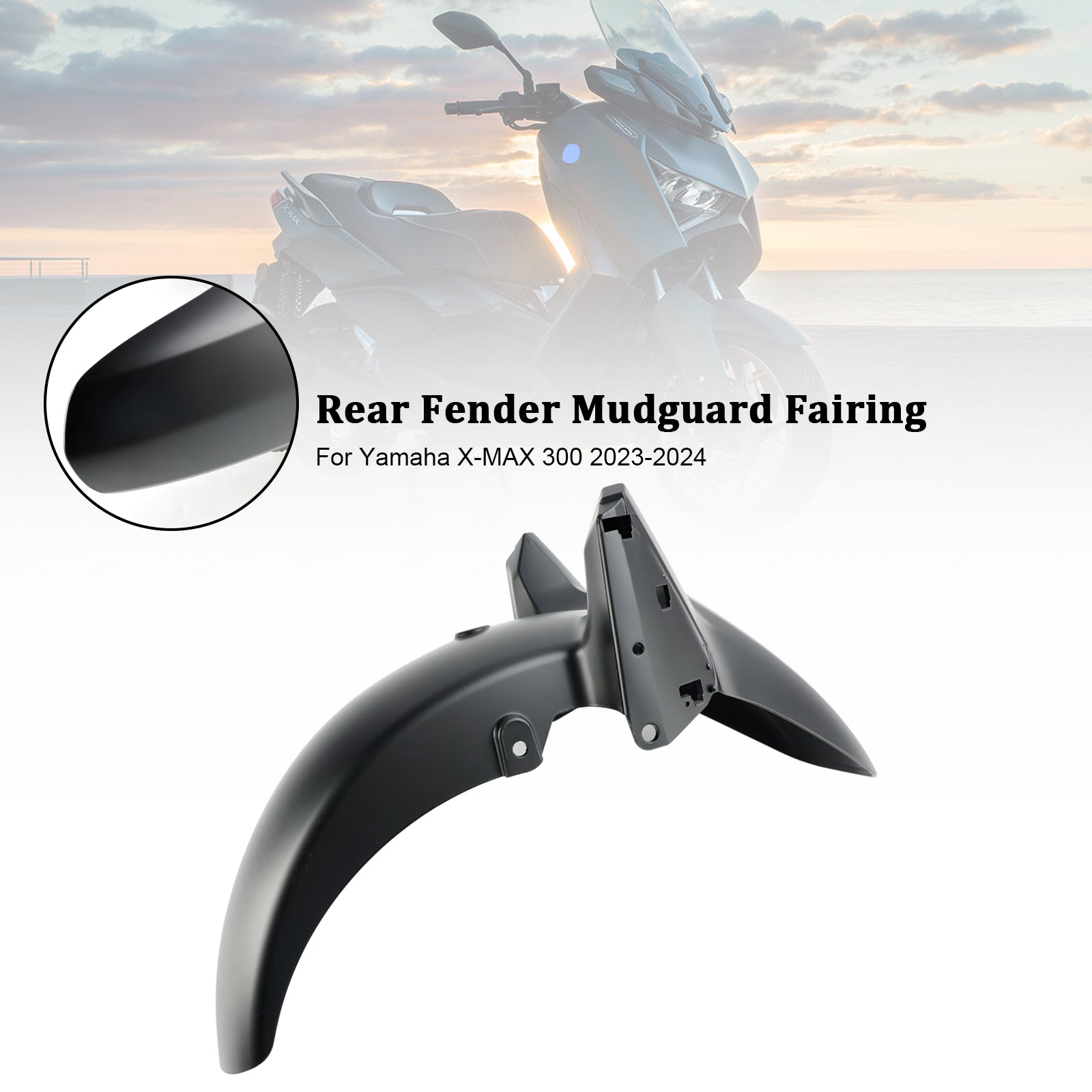 23-24 YAMAHA X-MAX 300 Front Fender Mudguard Fairing Cowl