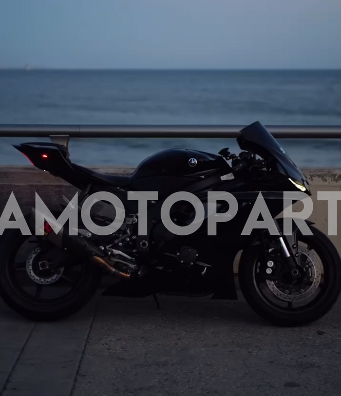 Amotopart Yamaha YZF-R6 2017-2023 Glossy Black Fairing Kit