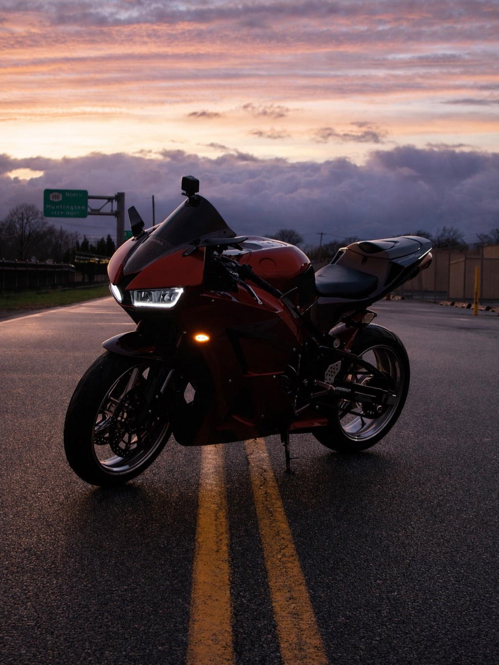 Amotopart 13-26 US ver. & 13-23 European ver. F5 CBR600RR Honda Glossy Red Fairing Kit