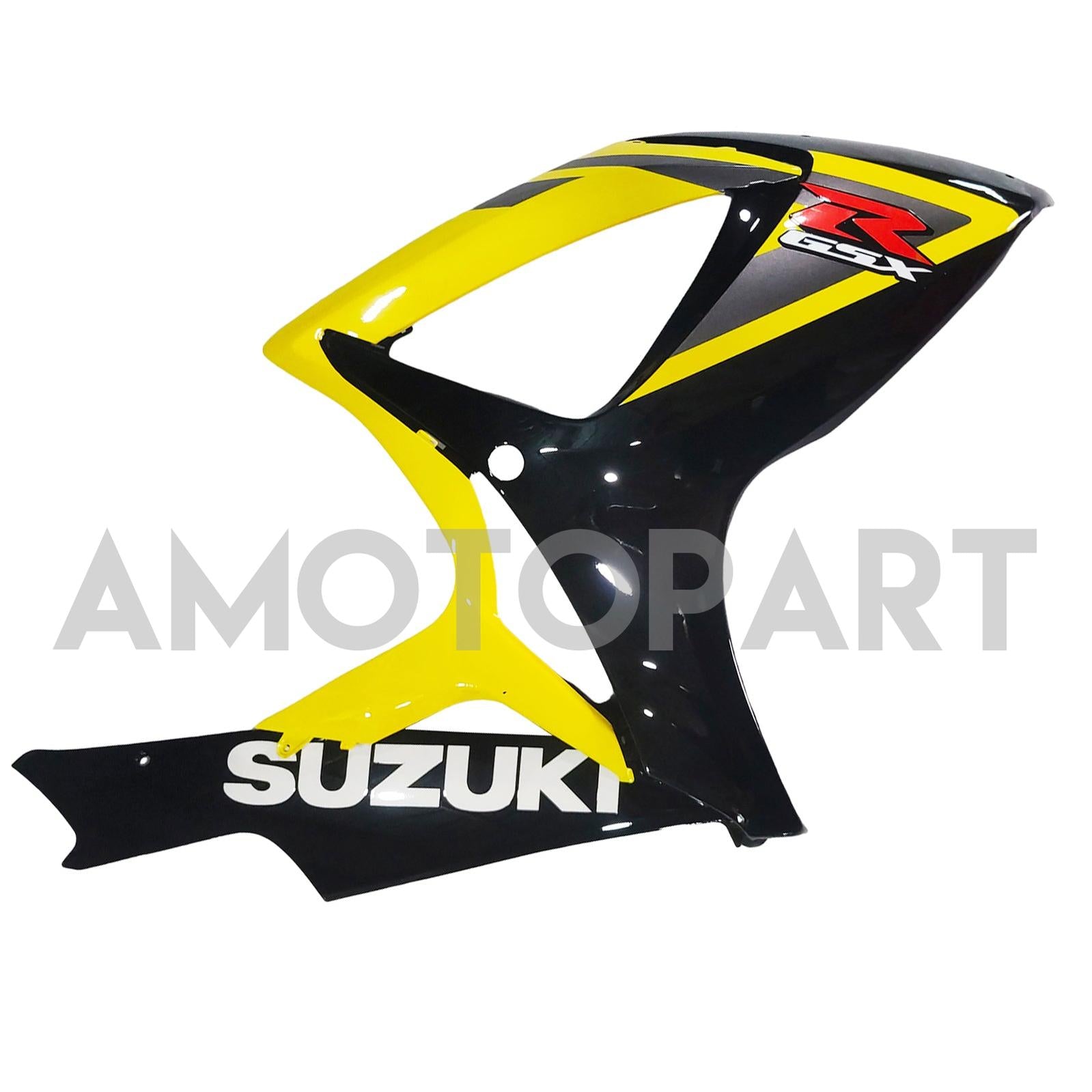 Amotopart 2006-2007 Suzuki GSXR 600/750 Glossy Yellow Black Fairing Kit