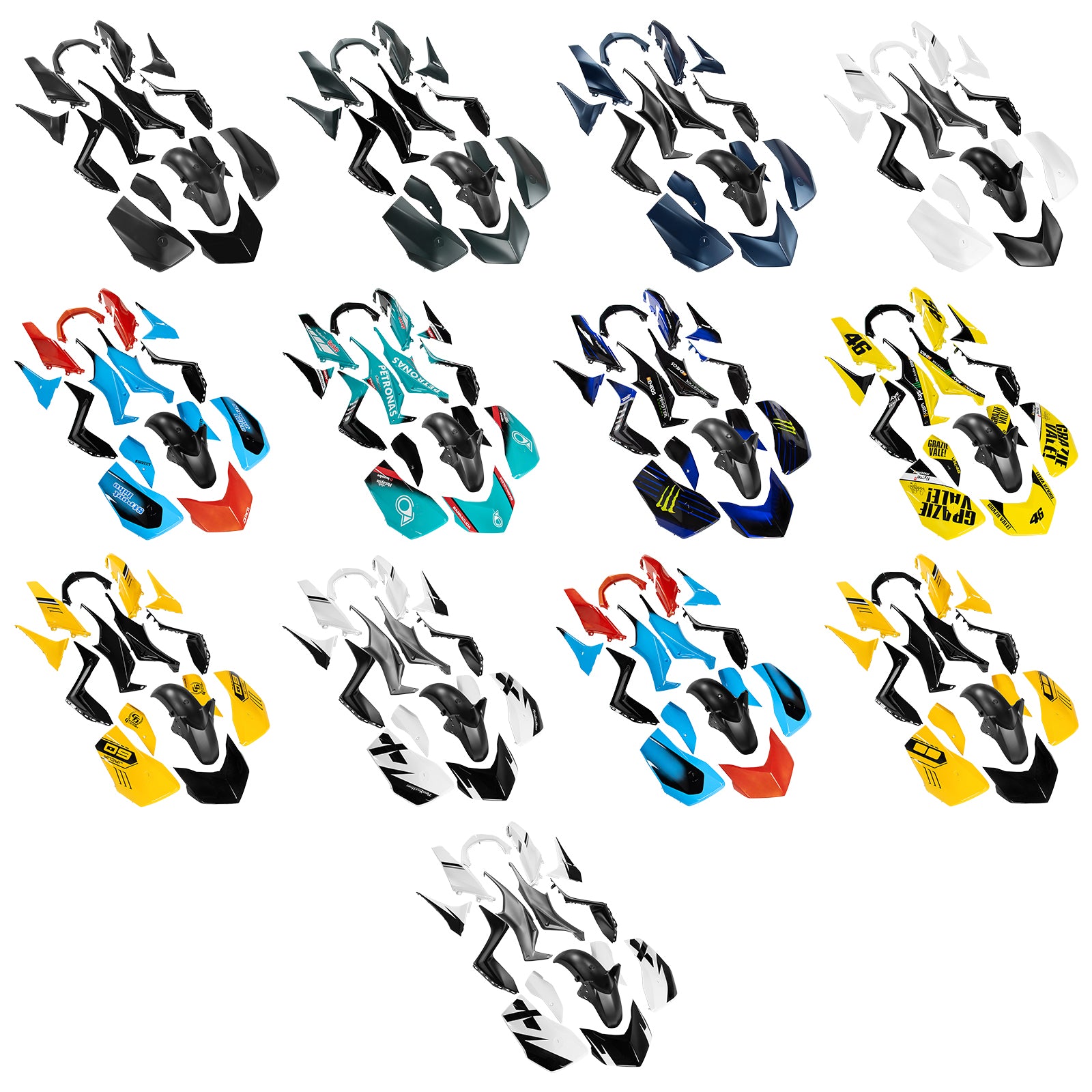 Amotopart 2023-2024 Yamaha x Max 300 Kit de carénage