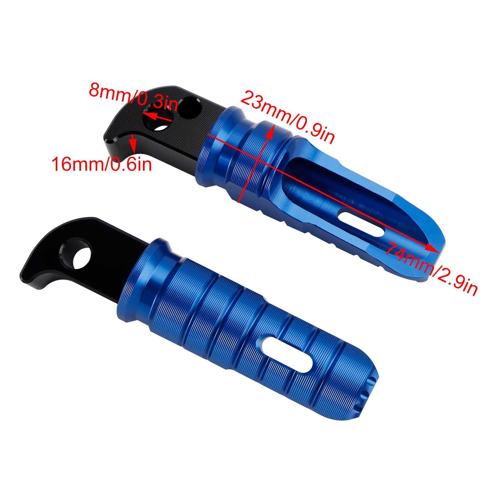 21-24ヤマハYZF R7 MT07 MT09トレーサー9/ GT/ GT+リアフットレストフットペグ