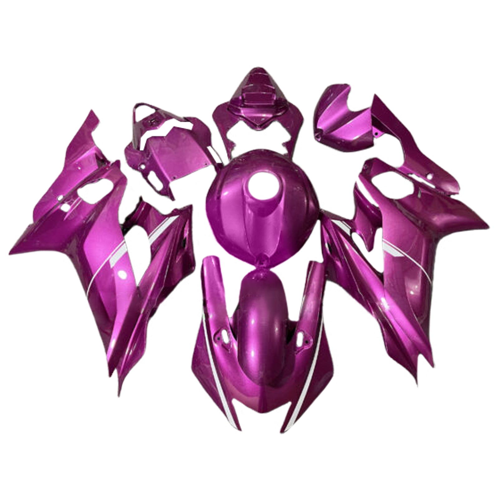 Amotopart 2008-2016 Yamaha YZF-R6 Purple Pink Fairing Kit