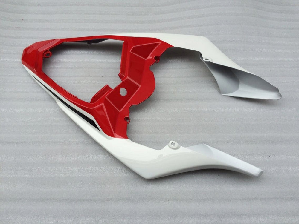 Amotopart 2009-2011 Yamaha YZF 1000 R1 Blanc&Kit de carénage rouge Style1
