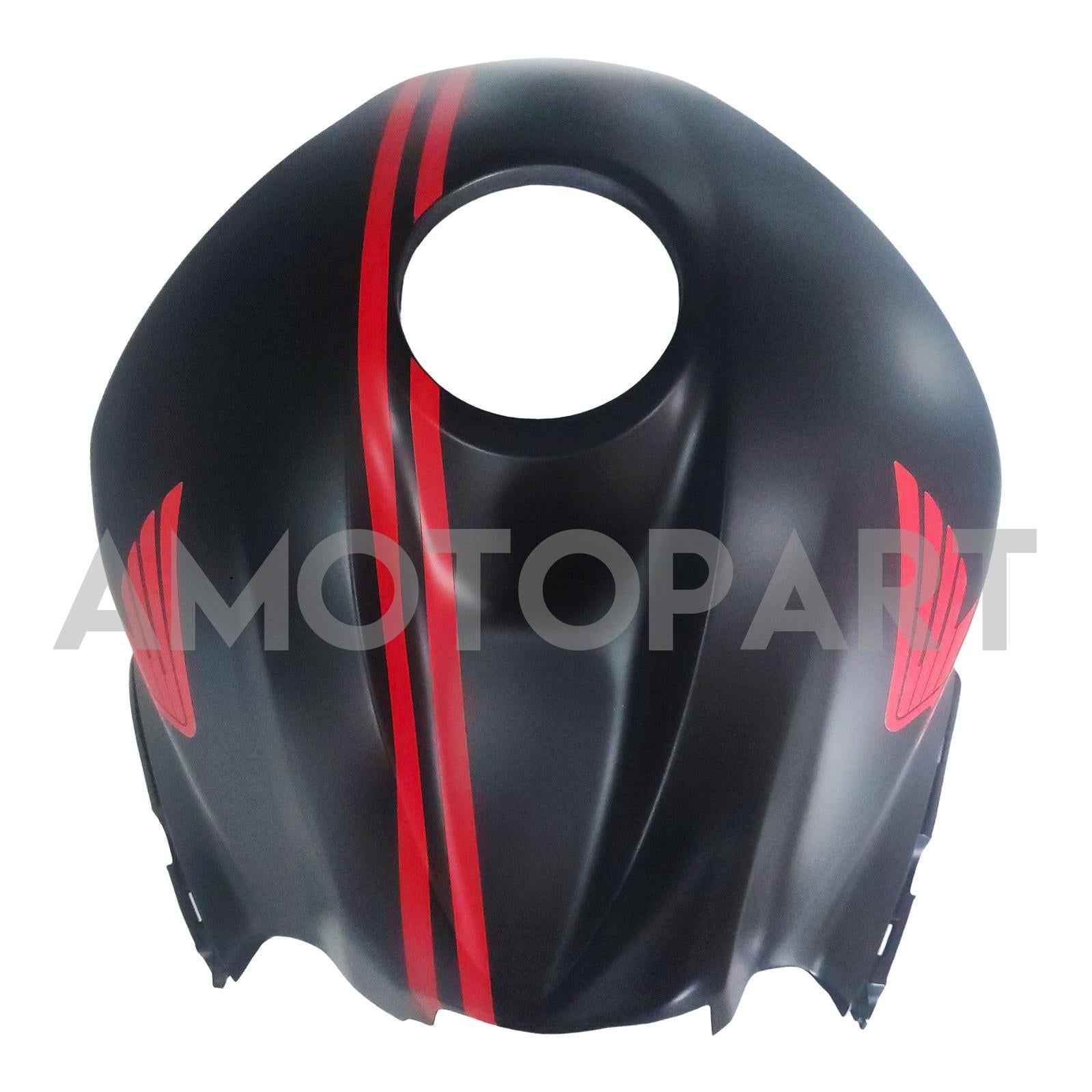 Amotopart 2007-2008 Honda CBR600RR Matte Black Red Fairing Kit