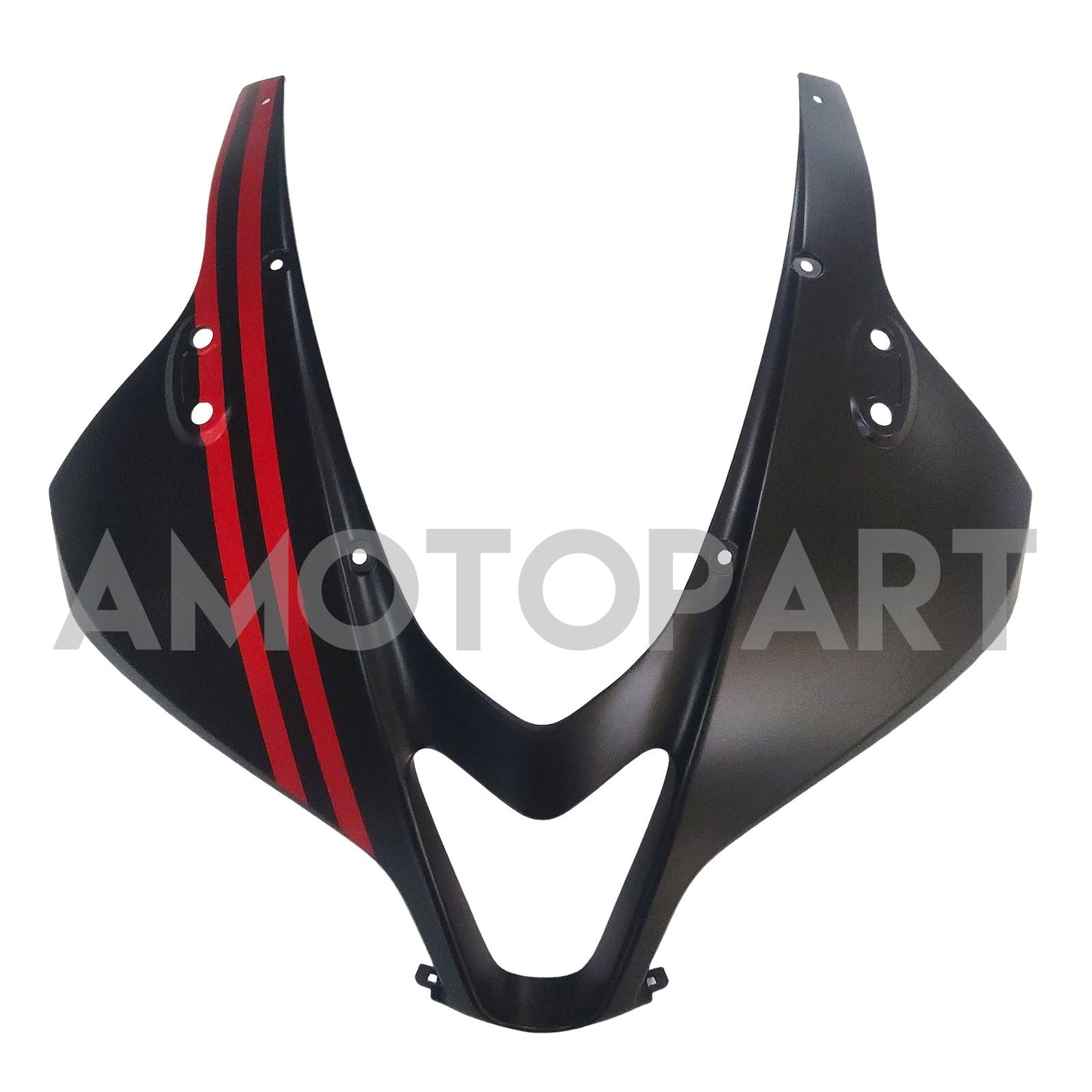 Amotopart 2007-2008 Honda CBR600RR Matte Black Red Fairing Kit