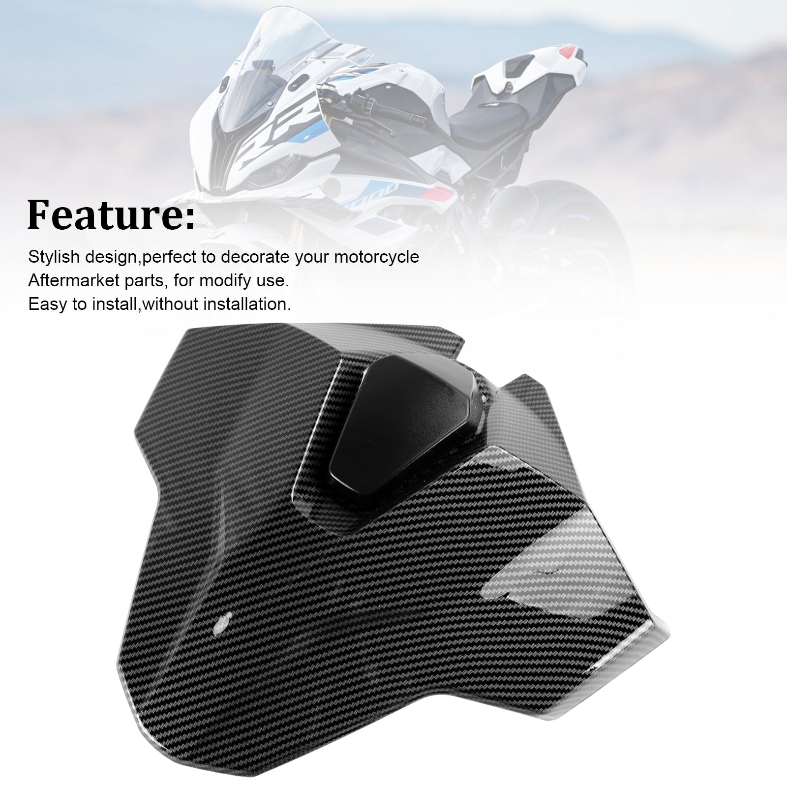 23-24 BMW S1000RR Svans baksäte Cover Fairing Cowl