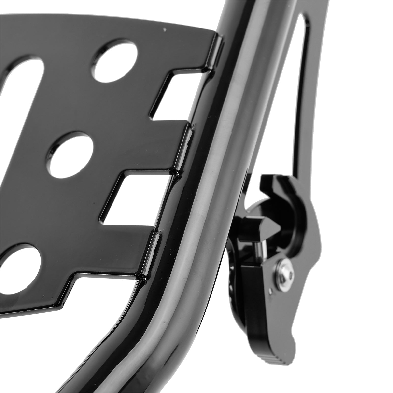 2009-2025 Road King Classic Custom Custom Special FLHR Abnehmbares Gepäckträger Schwarz