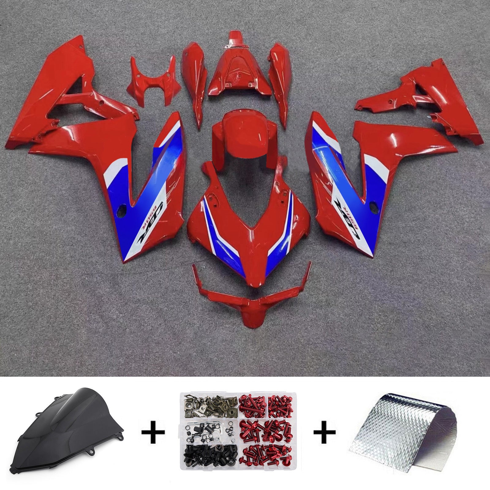 Amotopart 2024-2026 Honda CBR650R Red Fairing Kit