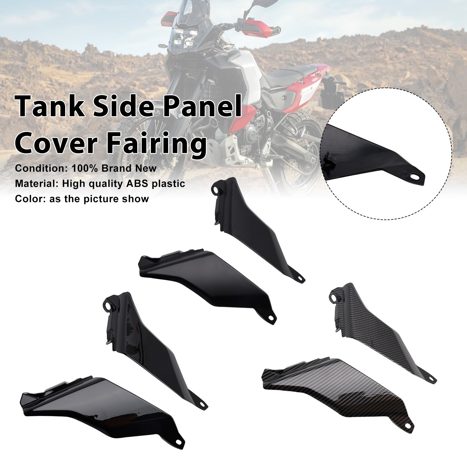 2025-2026 Yamaha Tenere 700 Tankseitenverkleidung Verkleidungsverkleidung
