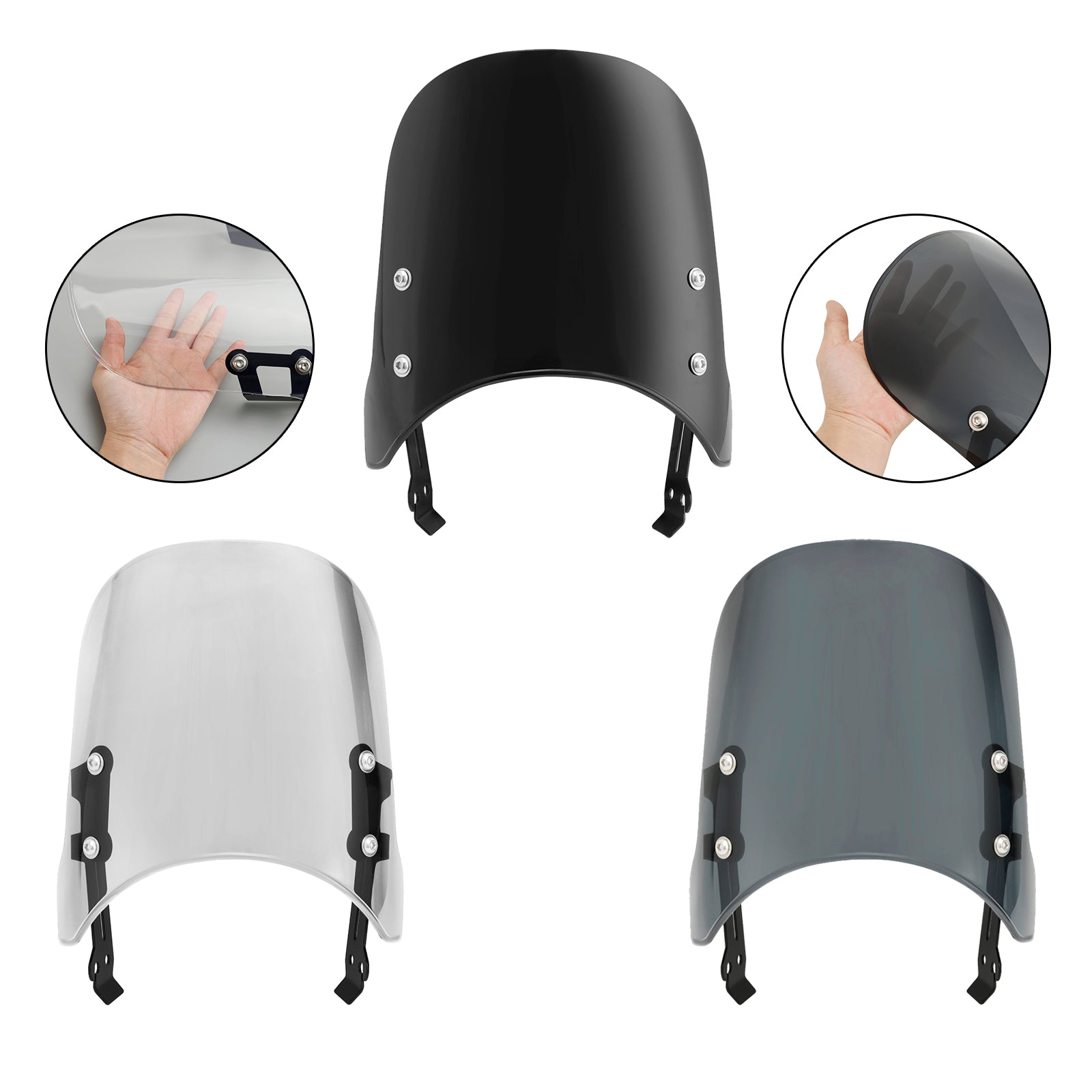 Čelní sklo čelního skla vhodný pro Ducati Scrambler 800 400 2015-2022