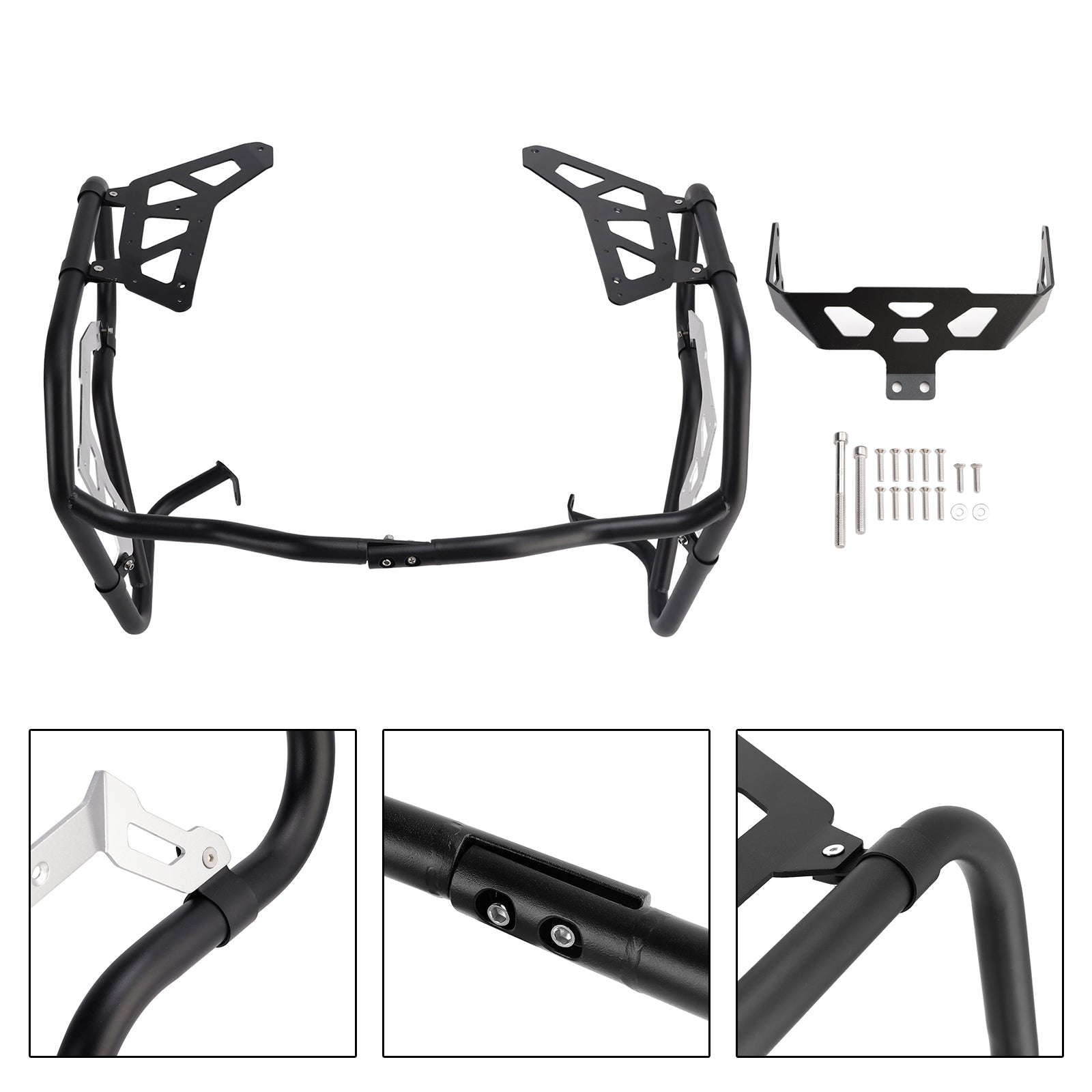 2024-2026 Adv Bmw R1300Gs Lower Engine Guard Frame Crash Bar Steel Fit Black