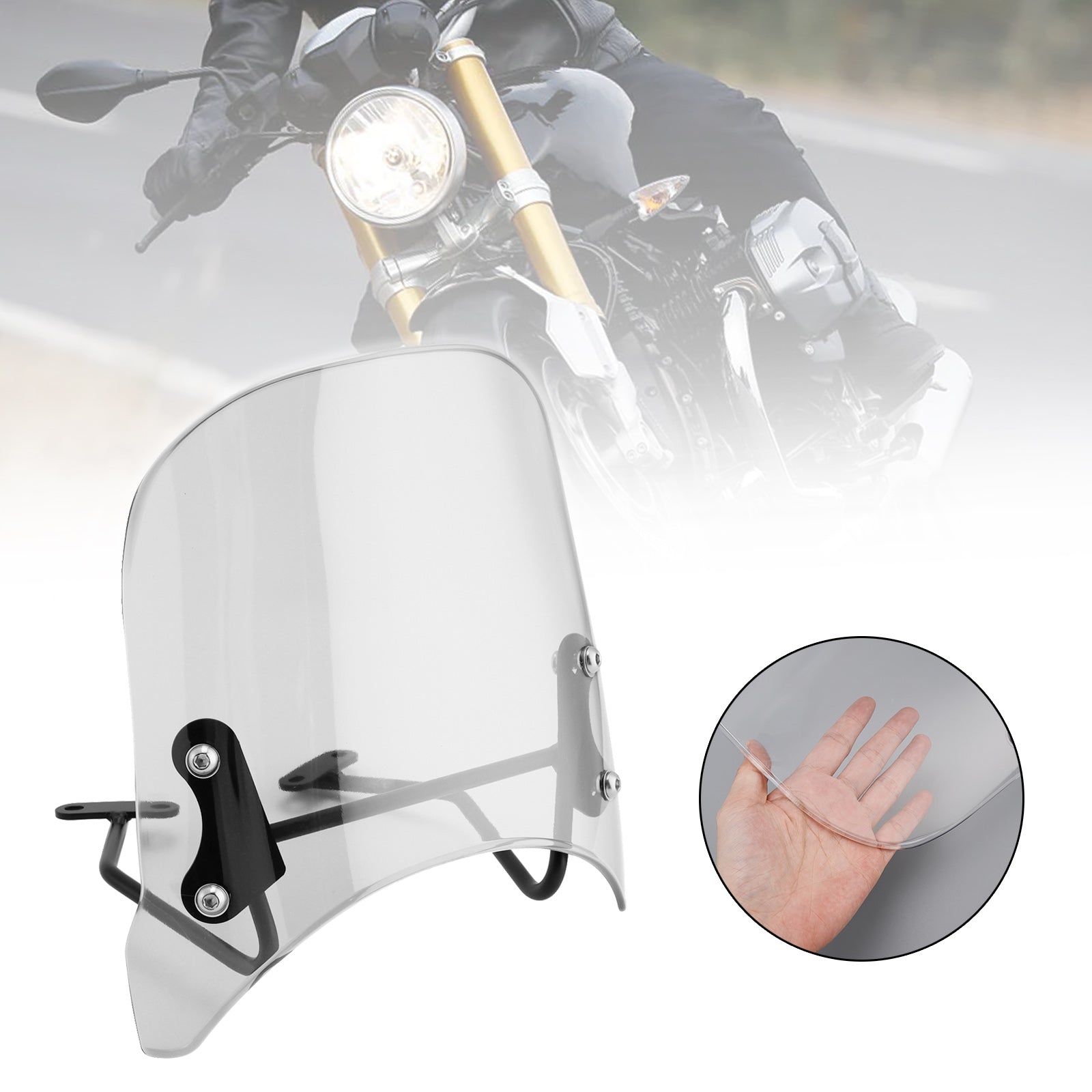 2017-2024 BMW R nineT Scrambler 2014-2024 Pure Windshield WindScreen