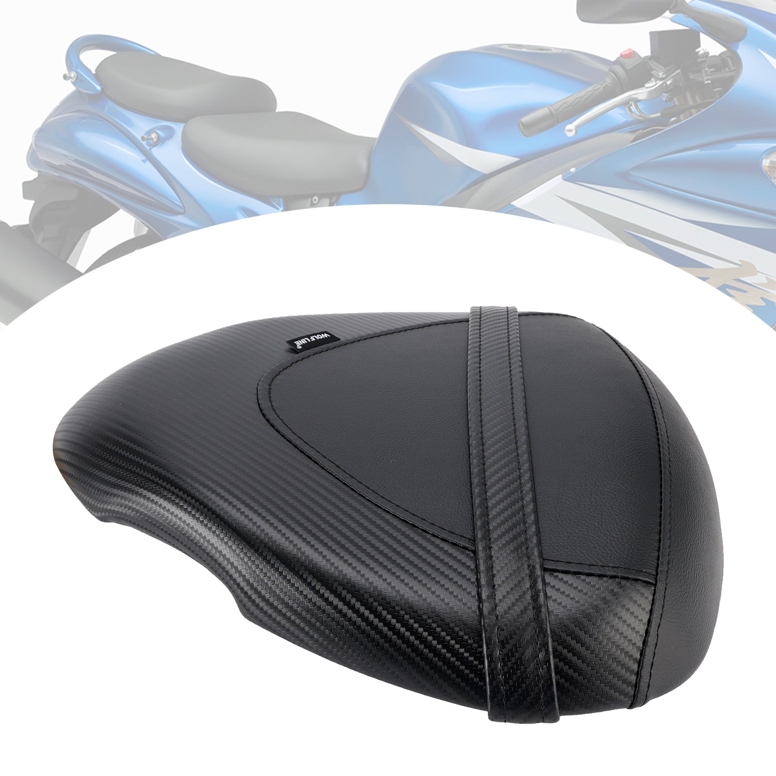 22-24 White SUZUKI Hayabusa GSX1300R Rear Seat Passenger Cushion Flat Pu