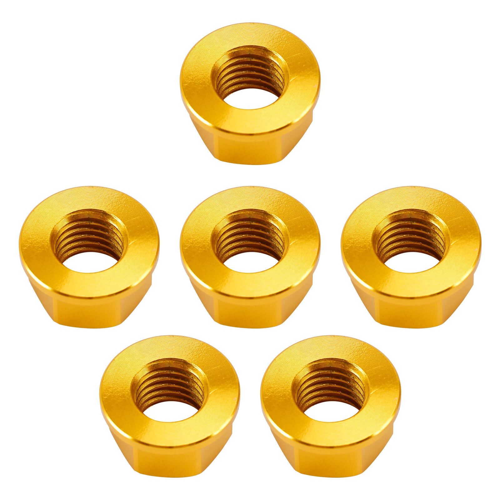 08-16 Aprilia Pegaso 650 05-09 Dorsoduro 750 M10x1.5 Sprocket Nut Set Gold