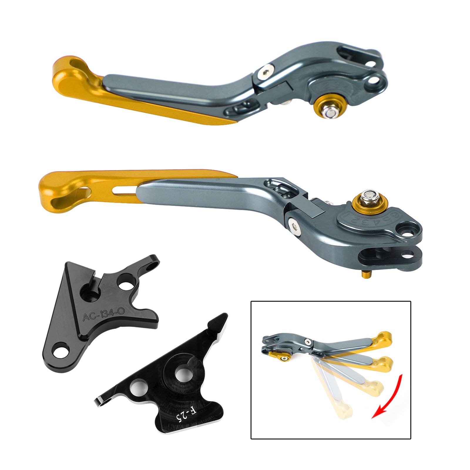 2021-2023 HONDA CB350 HNESS GB350 CB350 ALAVANHA DE FREIO AJUTADA AJUSTÁVEL