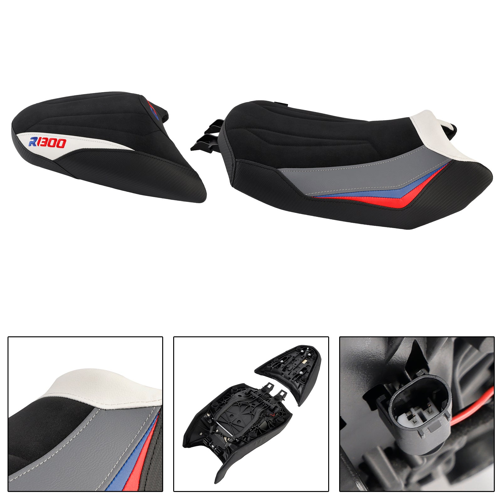 24-25 Bmw R1300Gs R 1300 Gs Lower Front W/ Rear Seat Driver Pillion White