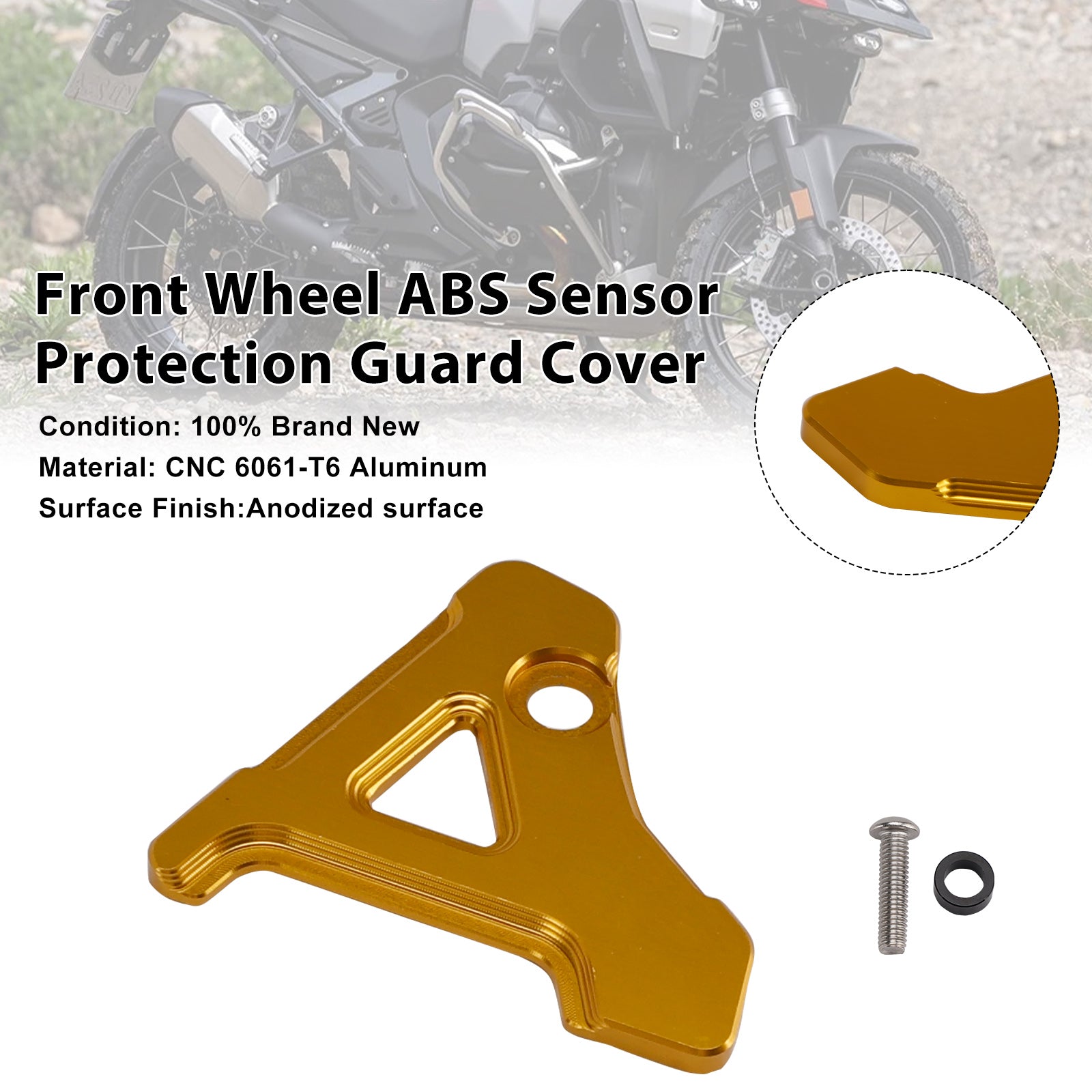 23-25 BMW R1300GS / ADV Front Wheel ABS Sensor Protection Guard
