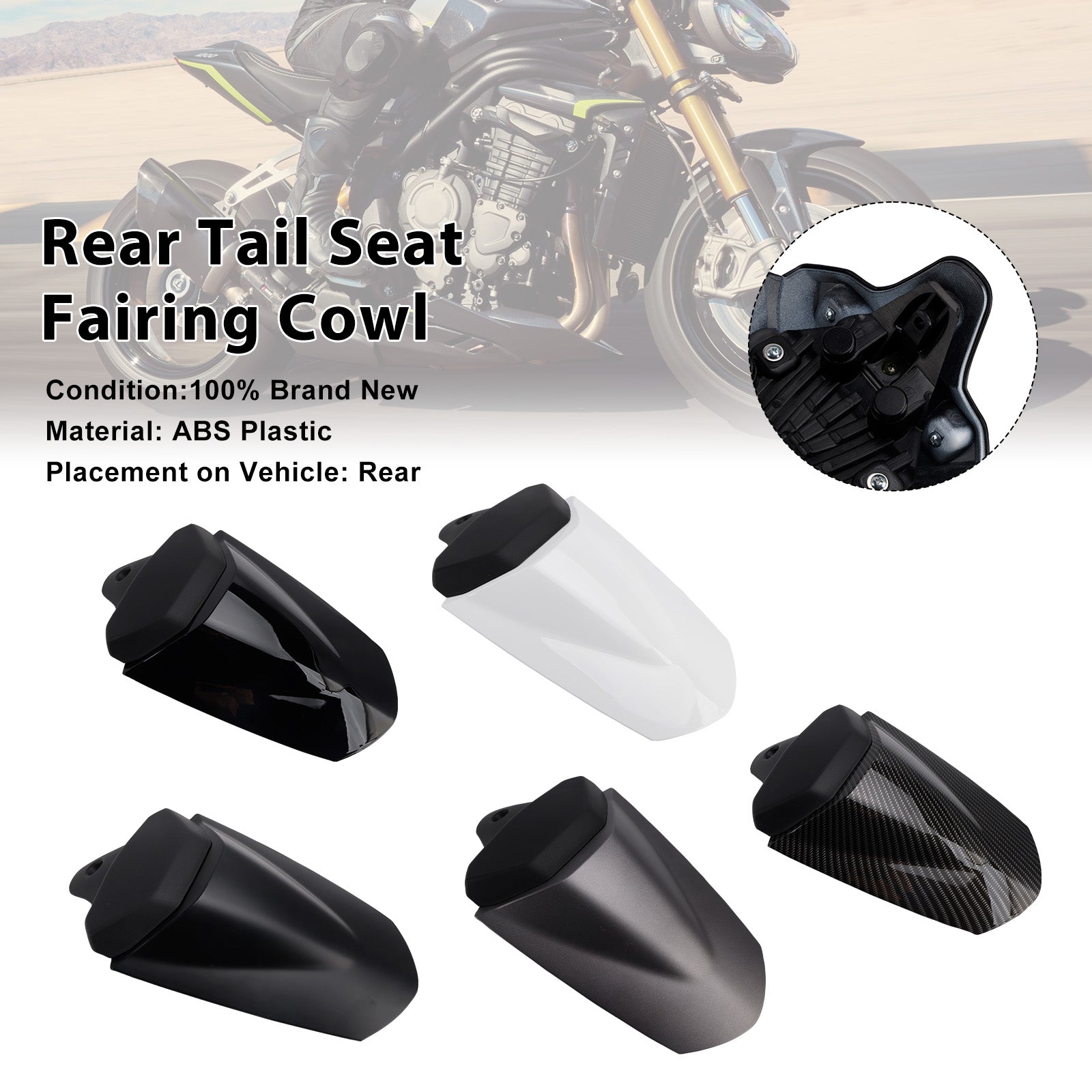 2025-2026 Speed Triple 1200 RS Rear Tail Seat Fairing Cowl Cover