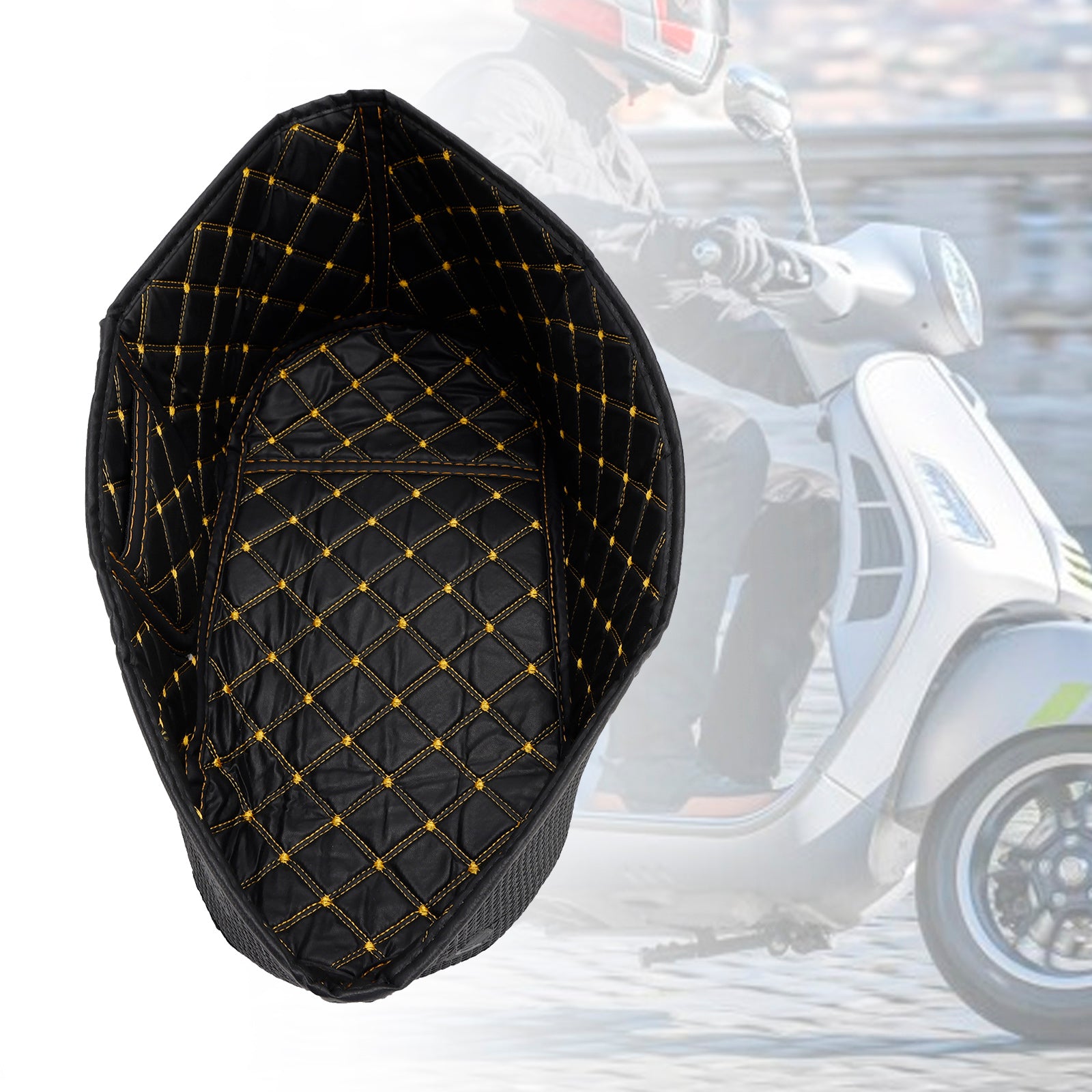 Vespa Gts 300 Gts300 Seat Bucket Liner Pad Trunk Inner Protector Brown