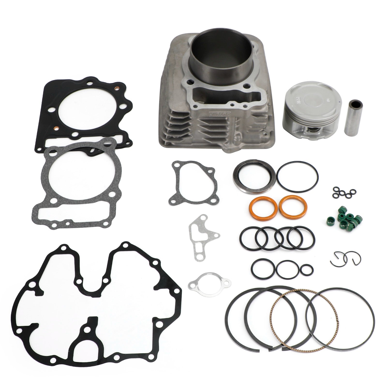 96-04 Honda XR400 XR400R XR 400 Piston Gaskets Cylinder Top End Rebuild Kit 12100-KCY-670, 12100-HN1-A70