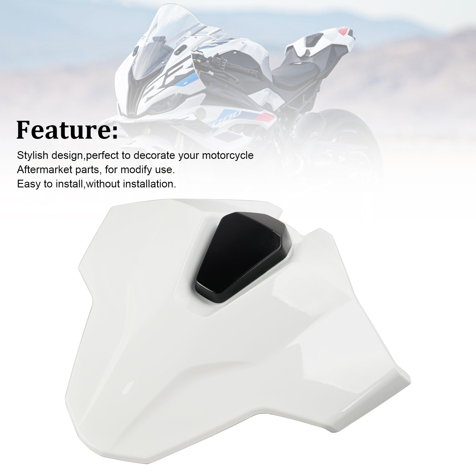 23-24 BMW S1000RR Svans baksäte Cover Fairing Cowl