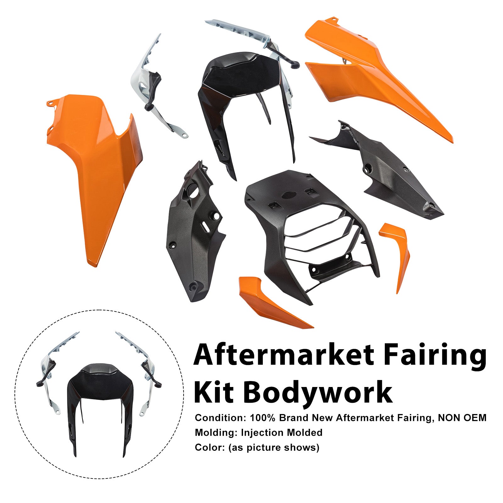 Amotopart 2017-2023 Duke 390 Fairing Kit