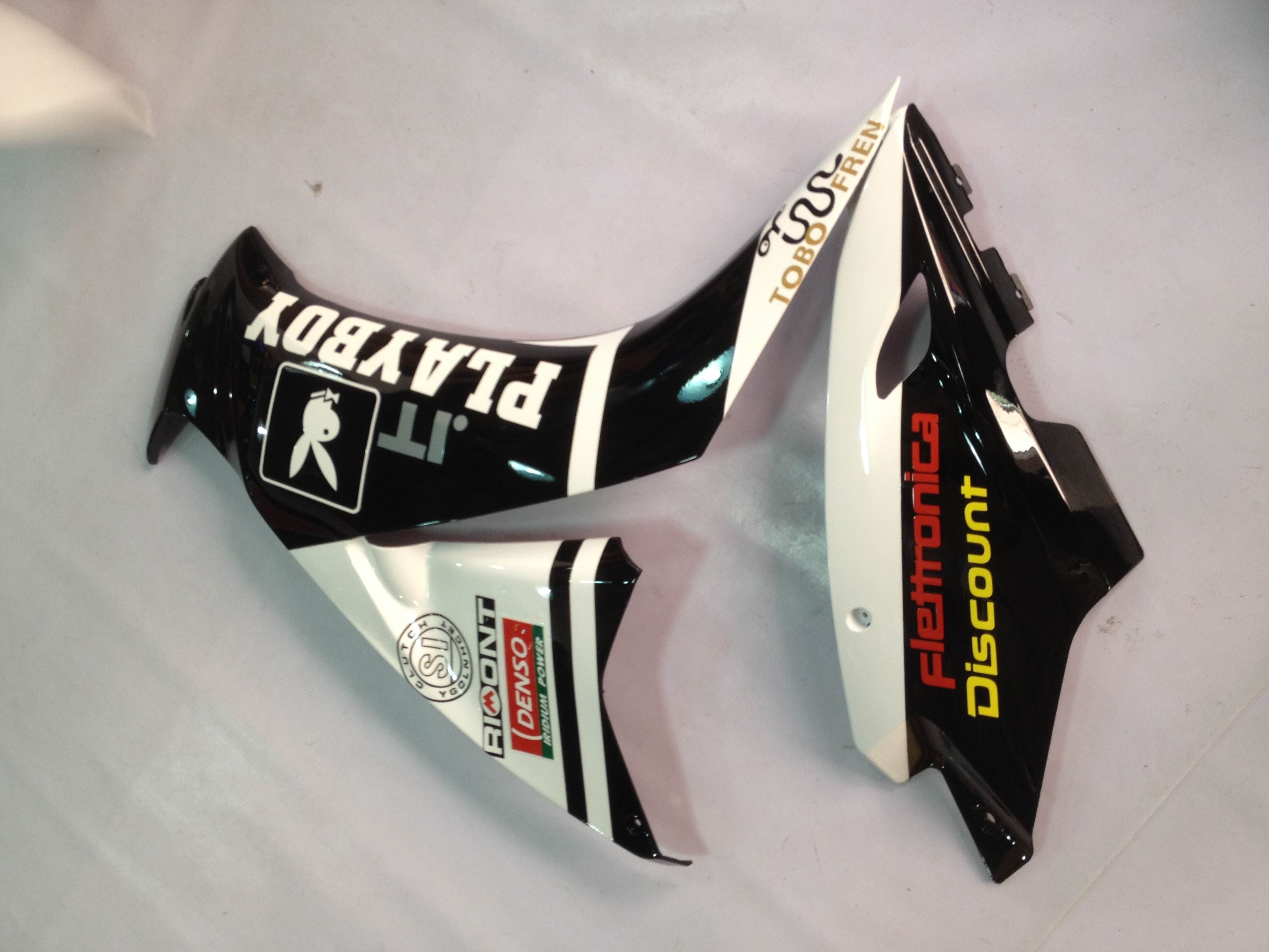 Amotopart 2012-2016 CBR1000RR Honda Black & White Playboy Fairing Kit