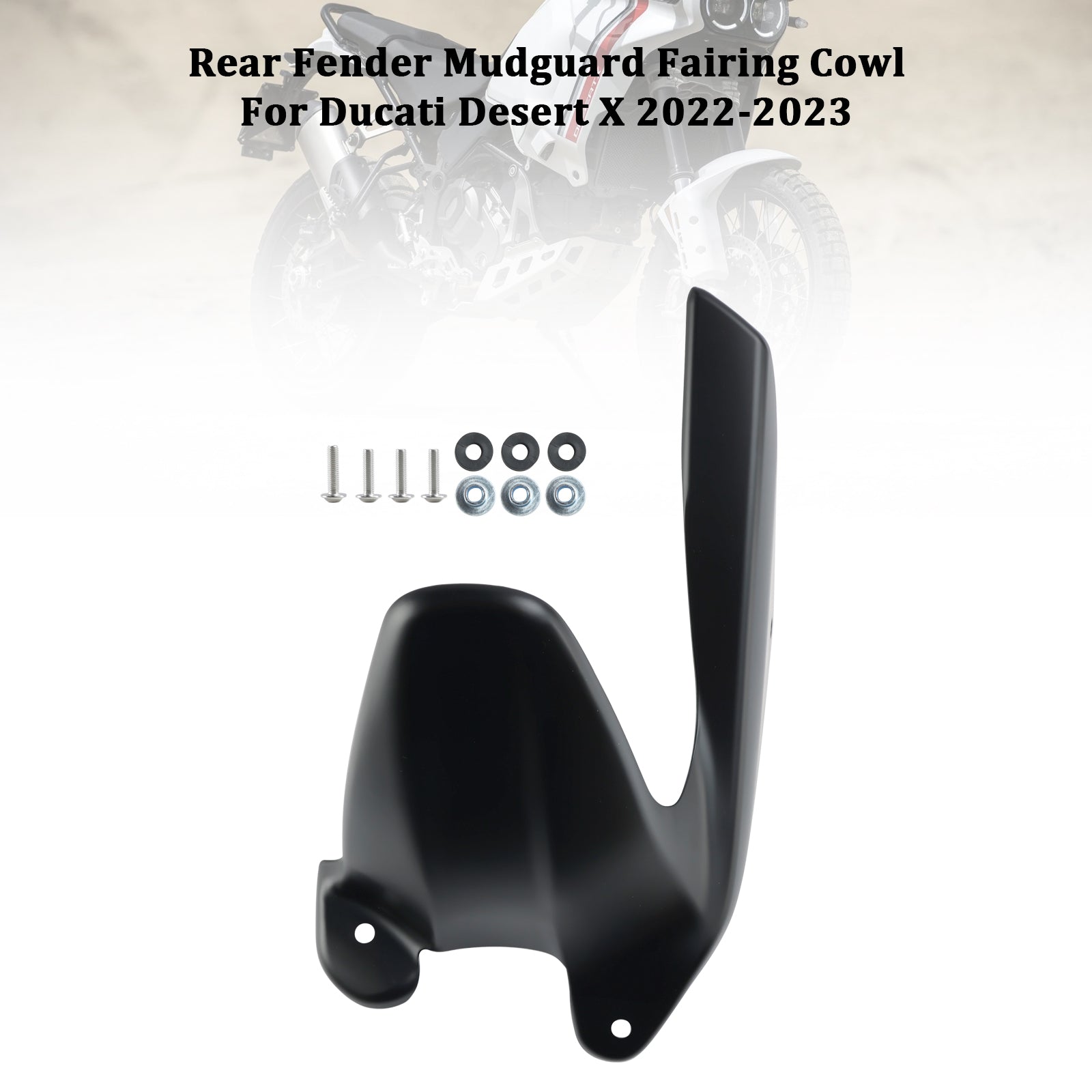 22-24 Ducati Desert X zadní blatník mudguard kapota kapota