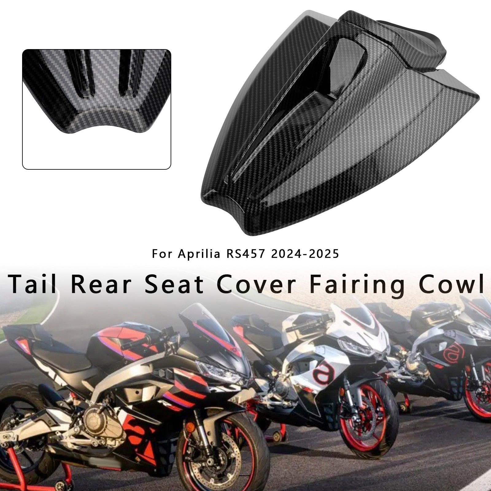 2024-2025 Aprilia RS 457 Tail Rear Seat Cover Fairing Cowl
