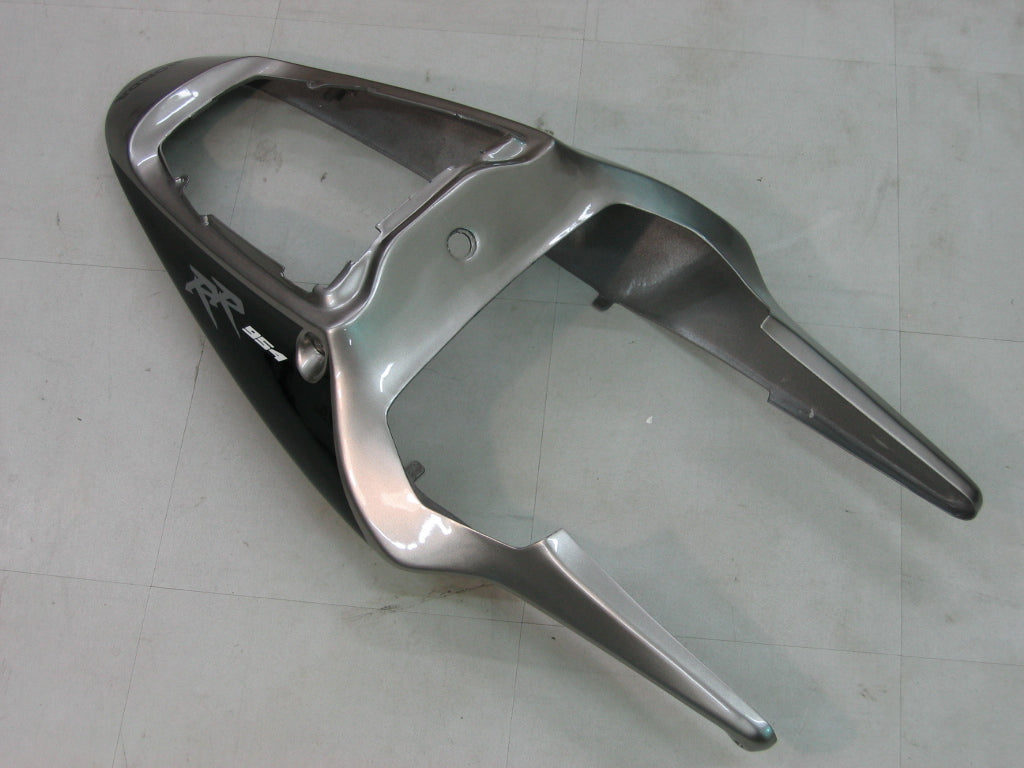 Amotopart 2002-2003 Honda CBR954 Kit de carénage noir en argent