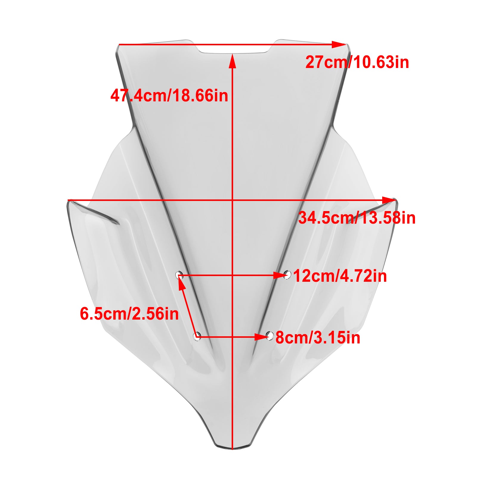 ABS Motorcycle Windshield WindScreen fit for YAMAHA MT 10 MT-10 2022