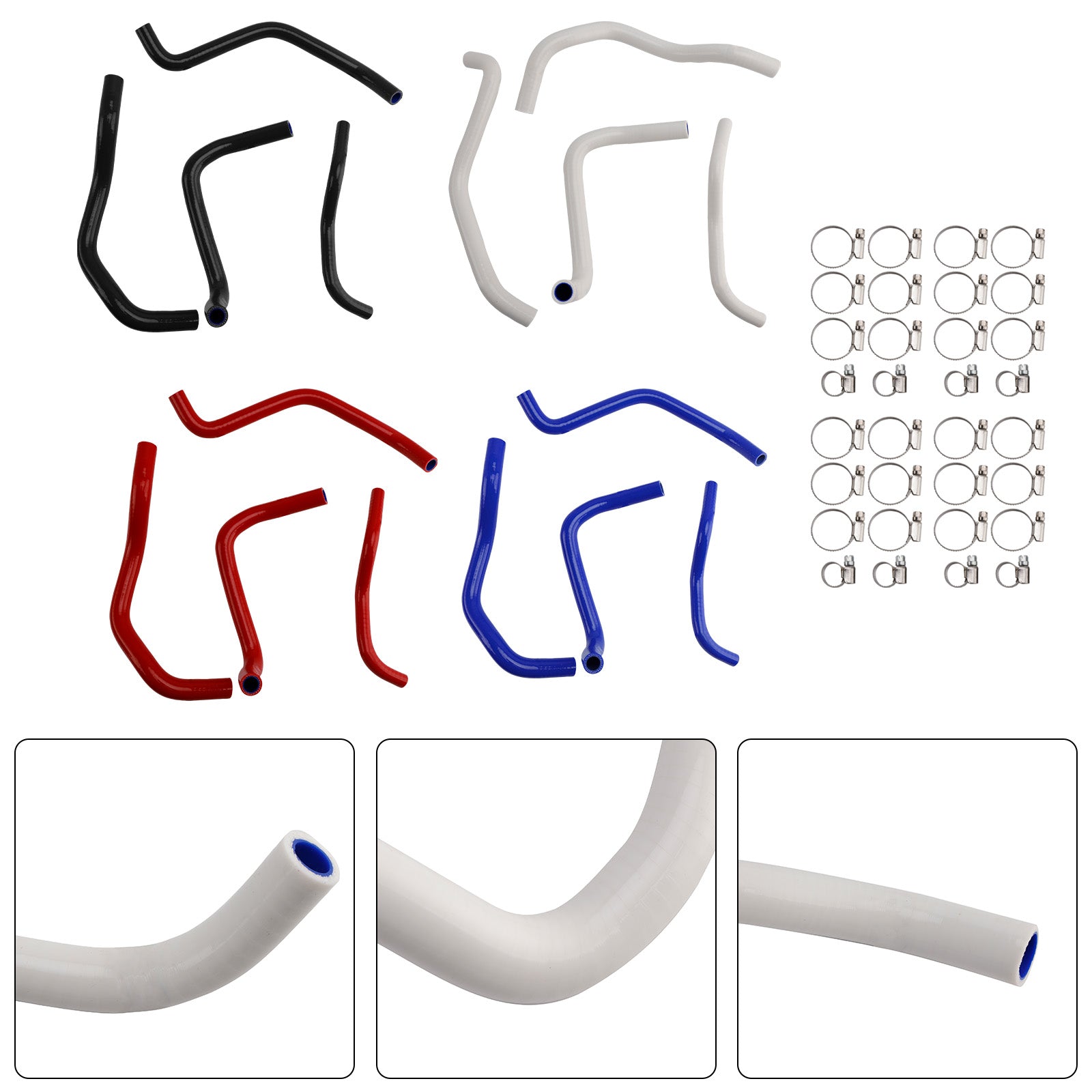 Honda NX400 NX500 CB500 CB500F/X/R Silicone Radiator coolant Hose