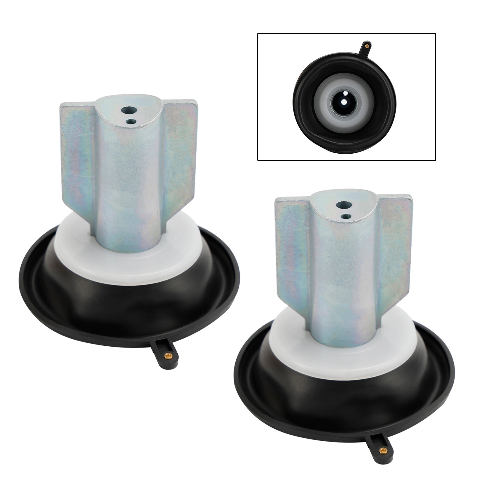 2x carburateur plunjer diafragma geschikt voor Kawasaki Prairie 700 kVF650 KVF700