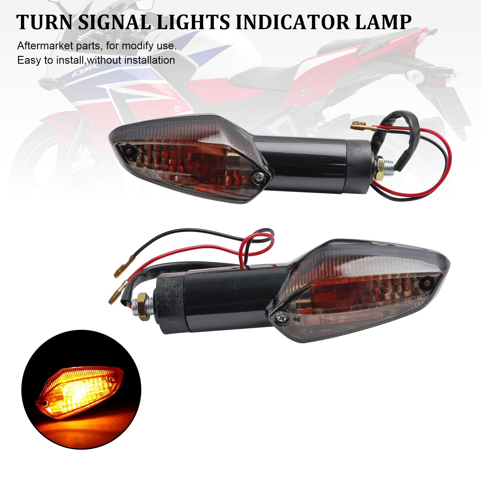 Honda CBR 250R 300R CBF 125 150 CB300 Turn Signal Lights Indicator Lampe