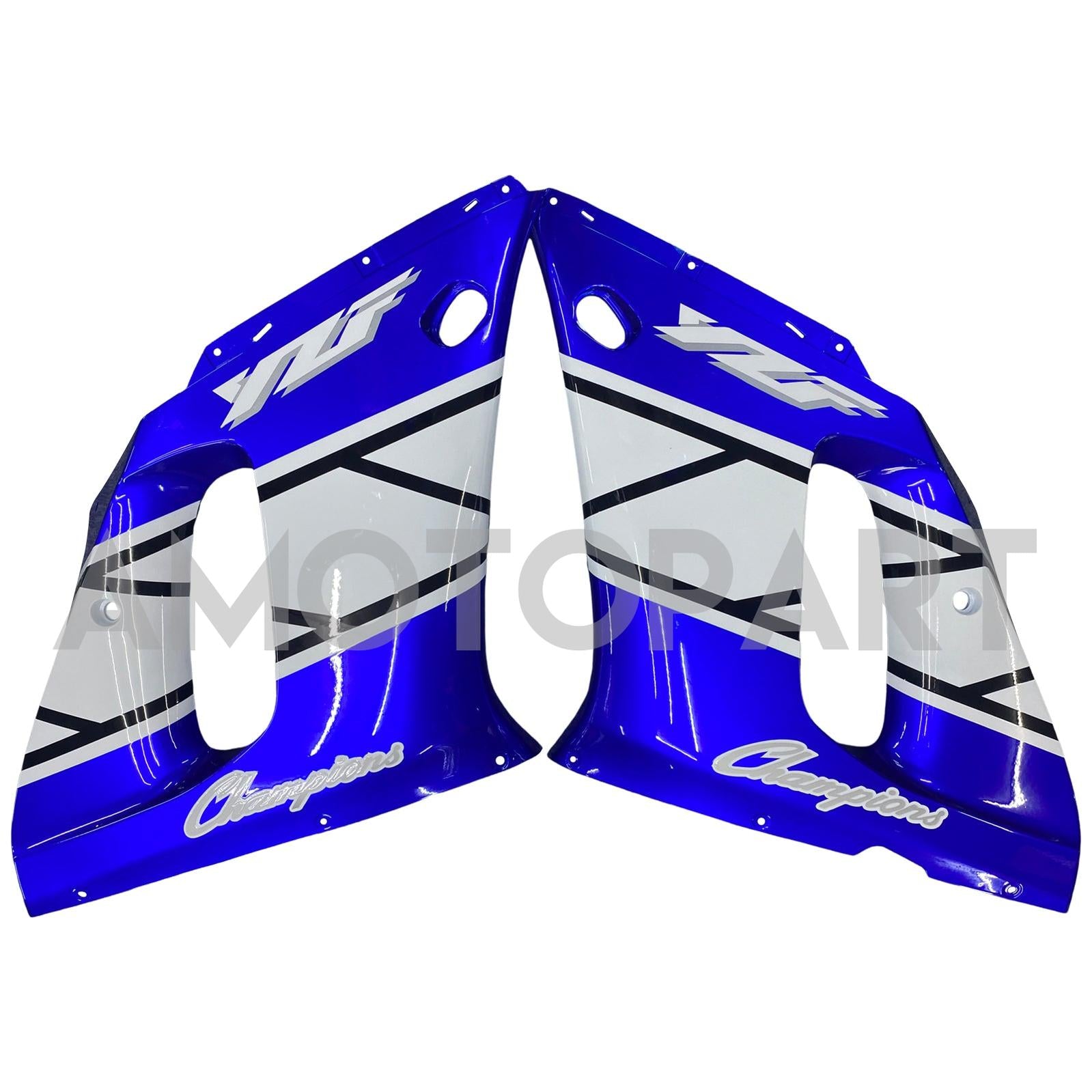 Amotopart 1998-2002 Yamaha YZF 600 R6 White Black Blue Fairing Kit