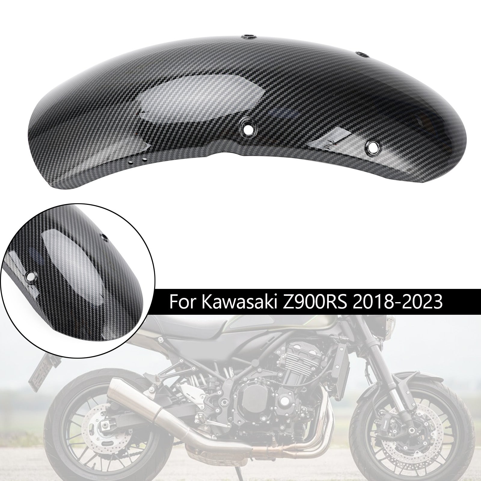 2018-2023 Kawasaki Z900RS Frente Fender Mudguard