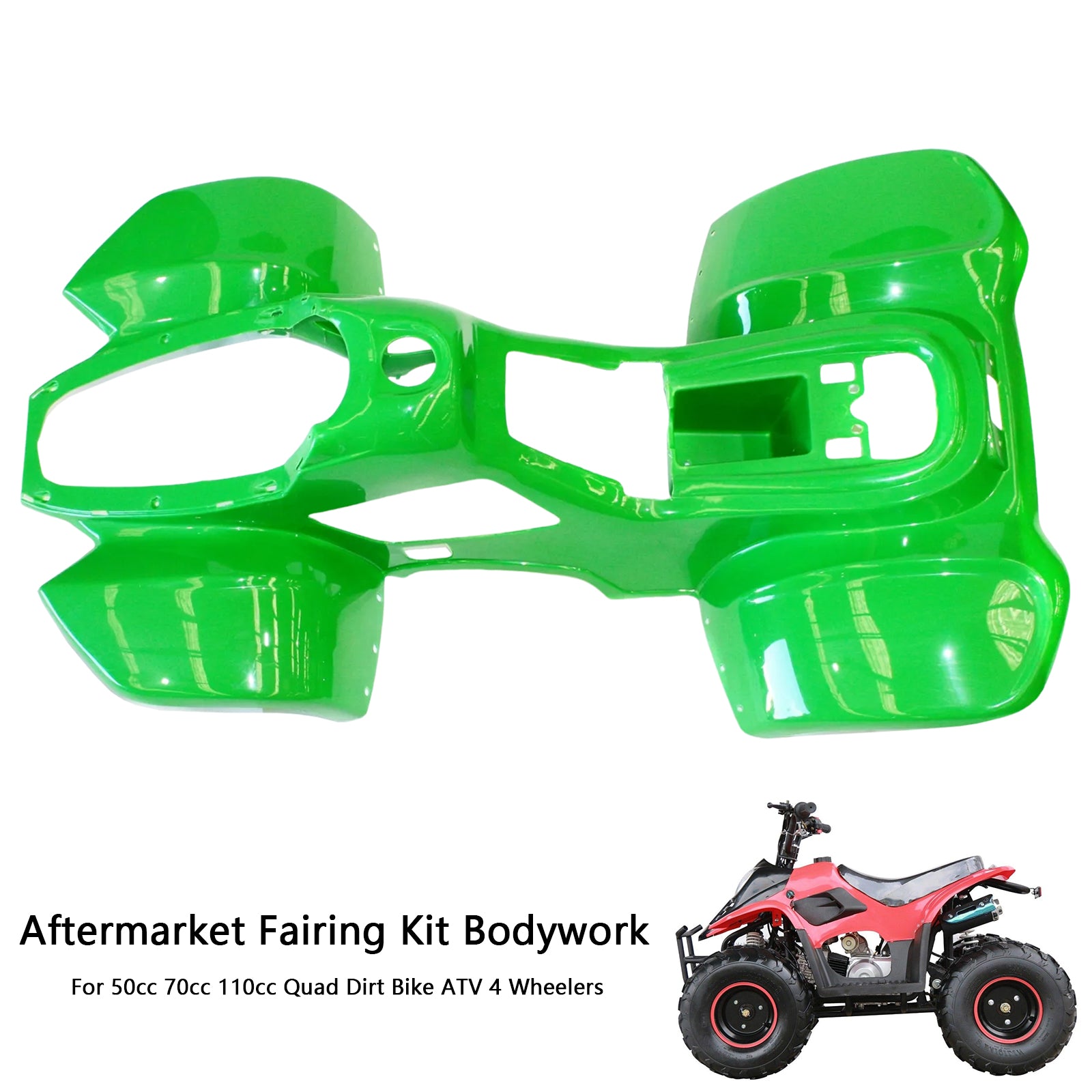 AMOTOPT PARA 50CC 70CC 110CC Quad Dirt Bike ATV 4 Wheelers Fairing Kit Collection