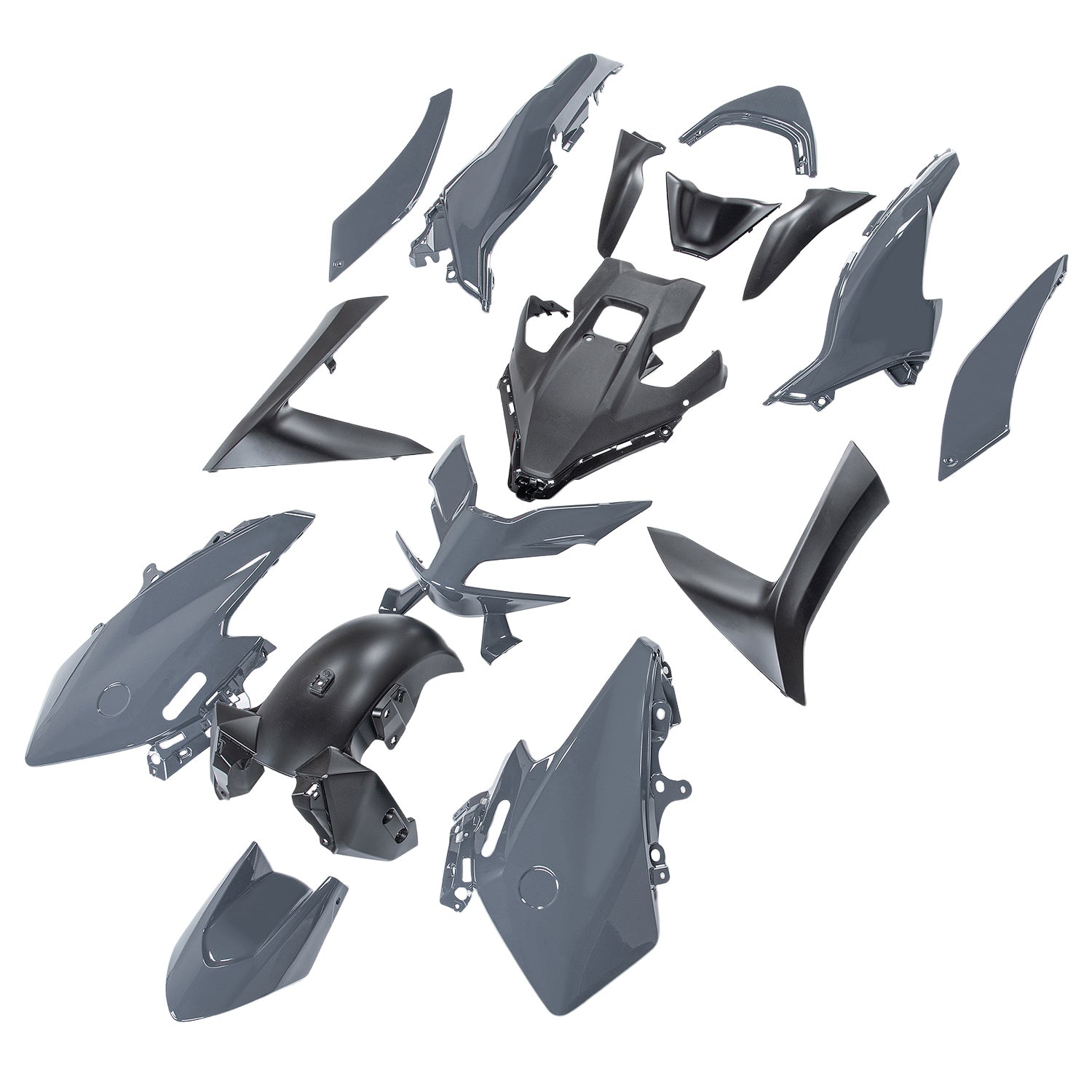 Amotopart 2023-2024 Yamaha T-MAX 560 Grey Fairing Kit