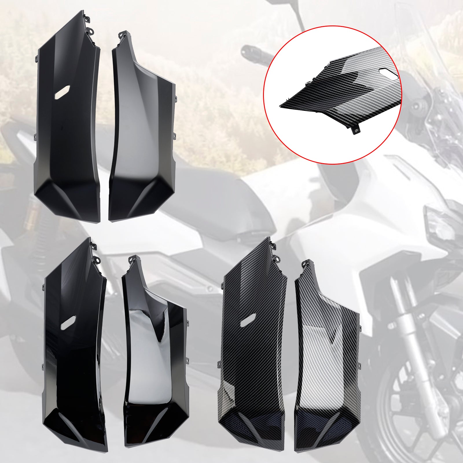 23-24 Honda Adv 160 Side Pedal Cover Panel Fairing Cowl