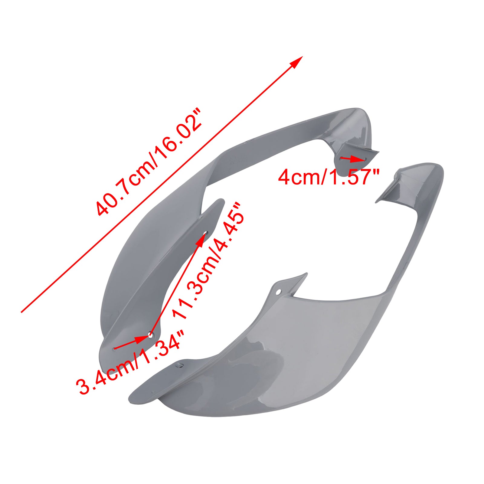 2021-2024 Yamaha YZF R1 R1M Voorzijde Winglets Vleugels Spoiler Kuip