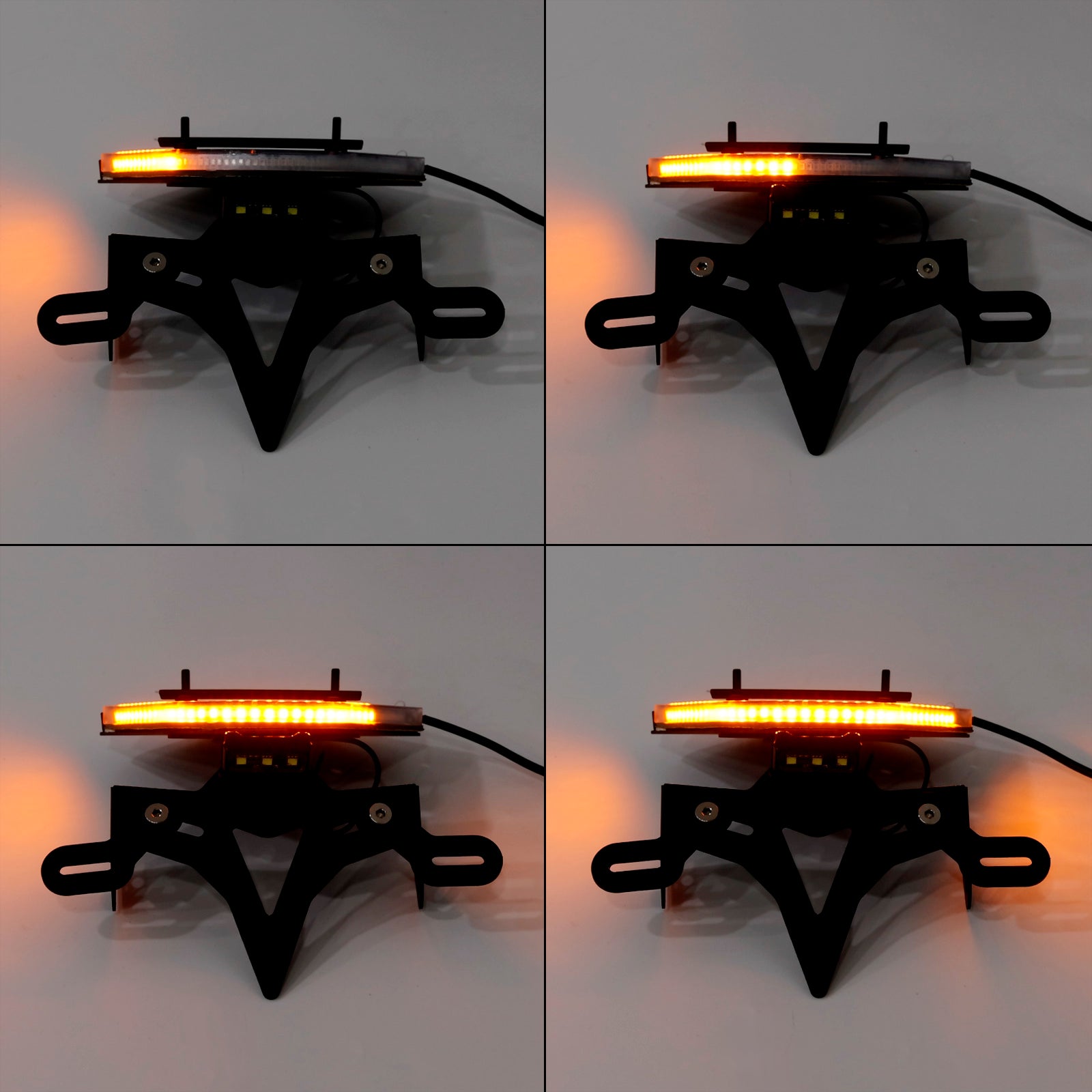 21-24 BMW S1000RR Soporte de marco de soporte de placa de matrícula de aleación de aluminio