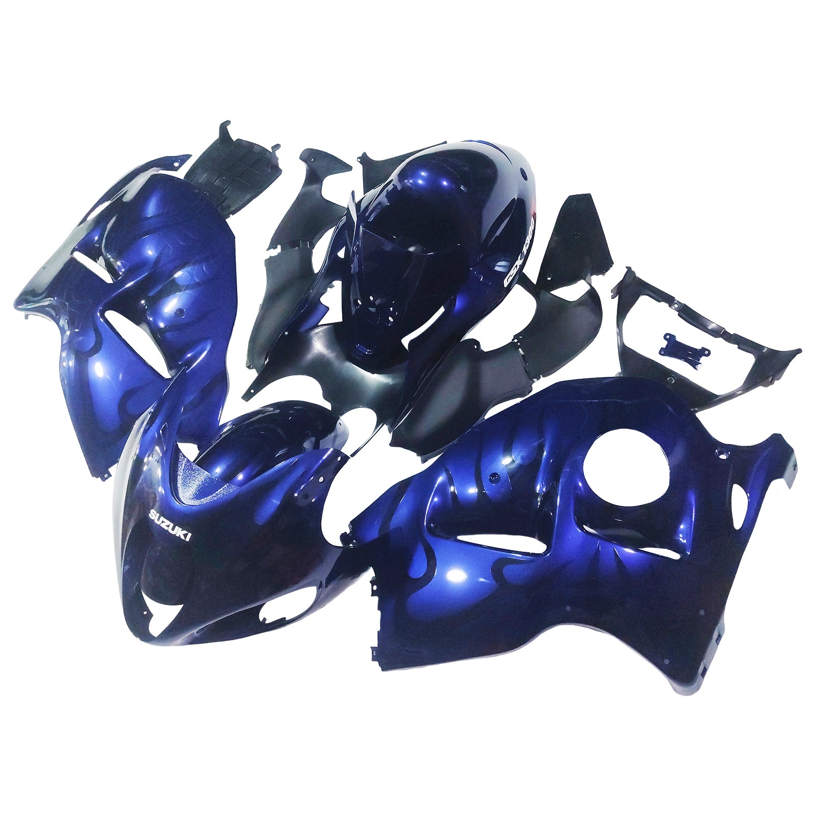Amotopart 1999-2007 Suzuki Hayabusa GSX1300R Blue Fairing Kit