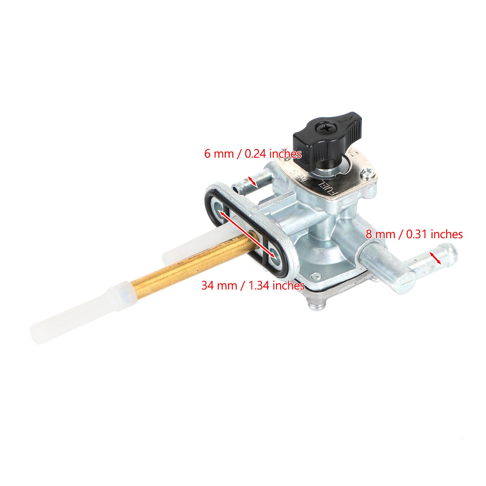 03-07 Suzuki LTF400 LT-F400 Eiger Gas Tank Fuel Cock Valve Petcock