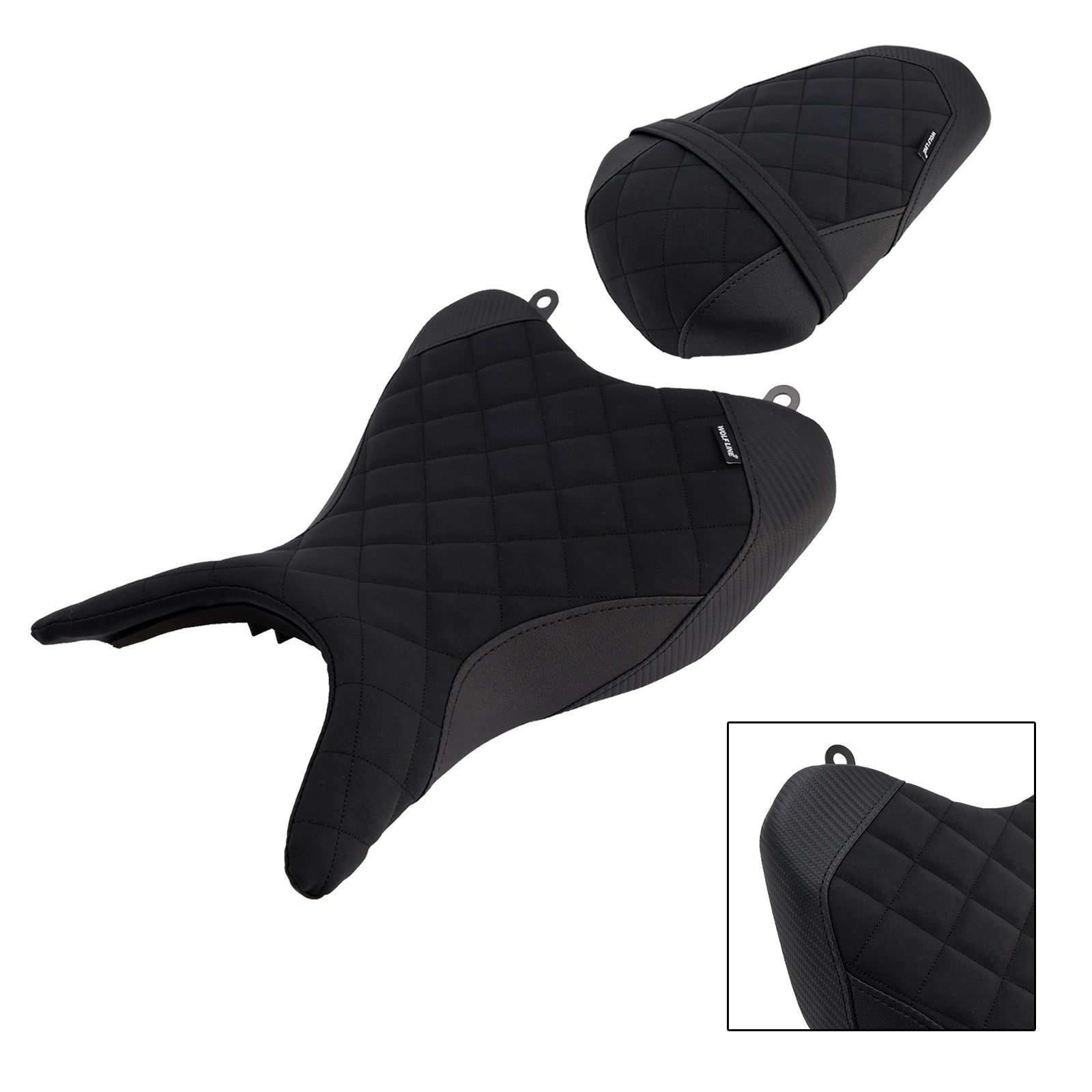 2025 Yamaha Yzf-R3 Mt-03 Driver&Passenger Seat Rear Cushion Black