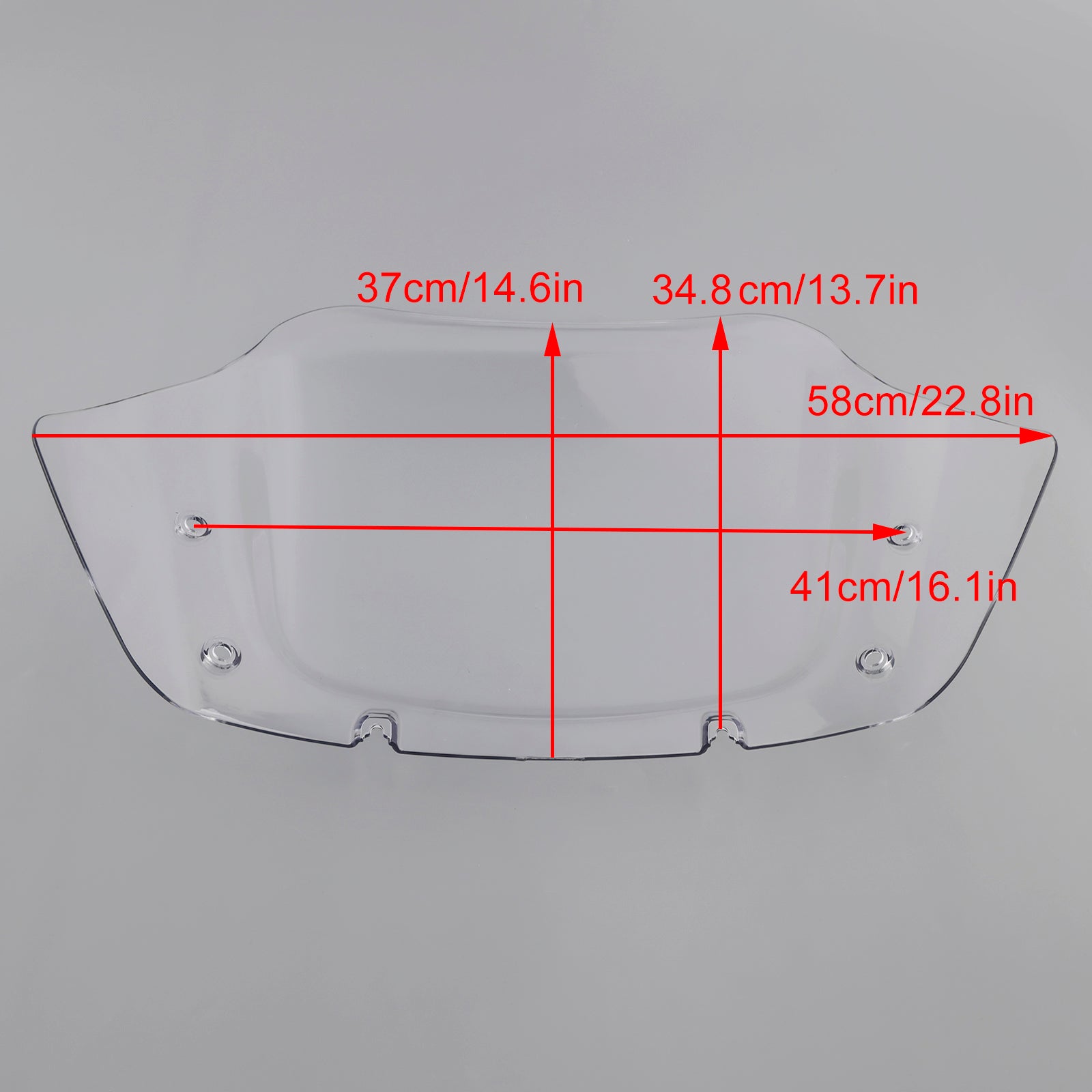 Touring Street Glide CVO 117 121 2023-2024 Windshield WindScreen