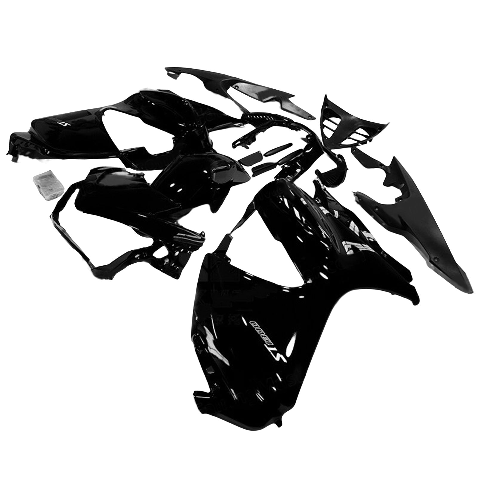 Kit carena Amotopart Honda ST1300 2002-2016 nero lucido
