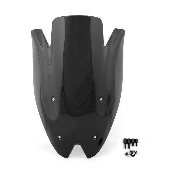 2010-2013 Kawasaki Z1000 Windshield WindScreen Double Bubble Black